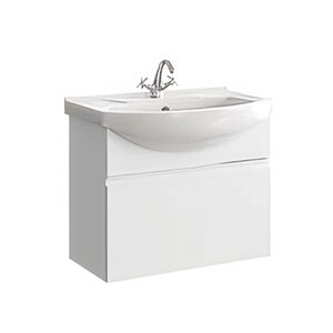 Изображение товара Подвесная тумба для ванной Aqwella Rodos 75 см белый ЛДСП глянцевая