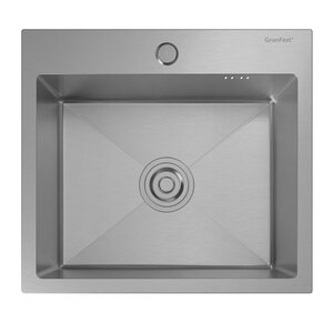 Изображение товара Кухонная мойка GranFest Metal 4844 из нержавеющей стали 48.5х44 см, классический монтаж