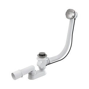 Изображение товара Слив-перелив AlcaPlast 80 см полуавтомат хром для ванны Чехия