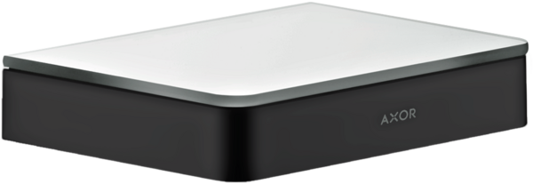 Изображение товара Полка Axor Universal Softsquare 42840670 на рейлинг черный матовый, для душа