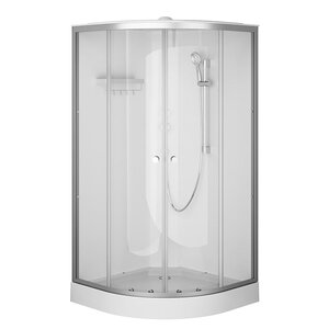 Изображение товара Душевая кабина Am.Pm X-Joy W94C 100x100 см с крышей и тропическим душем Германия