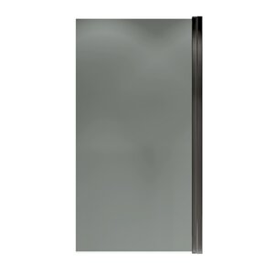 Изображение товара Шторка для ванны Terminus Ното 2CW150х70BT, 70 см, распашная, стекло тонированное, профиль черный