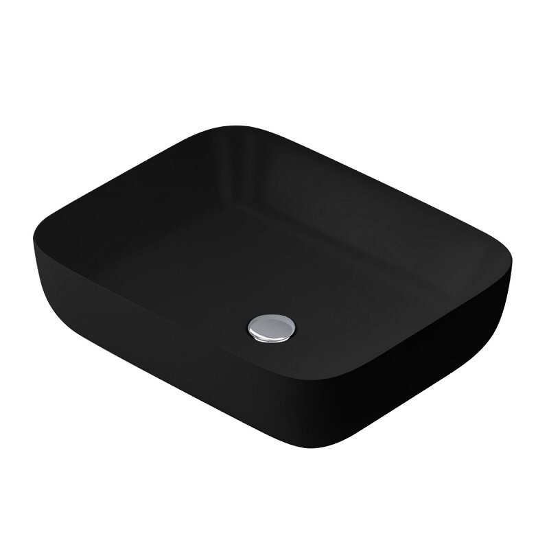 Изображение товара Раковина Am.Pm Func M8FWCC10510BM, 51 см, фарфор, цвет черный матовый