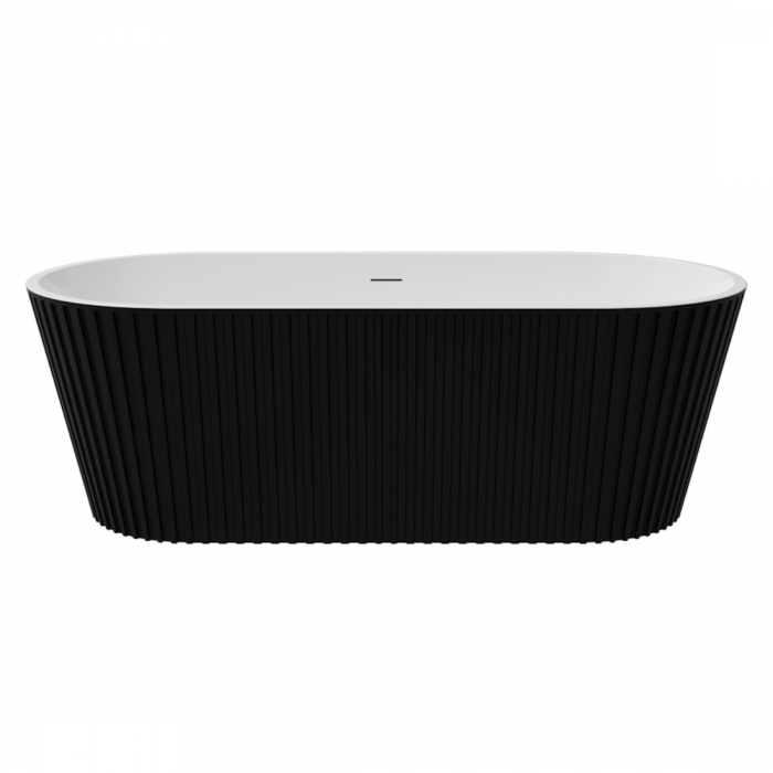 Изображение товара Ванна отдельностоящая акриловая Delice Caresse DLR440101Bk, 170 х 80 см, без покрытия, без ручек, черный матовый