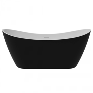 Изображение товара Ванна отдельностоящая акриловая Delice Provanse DLR440102Bk, 170 х 80 см, без покрытия, без ручек, черный матовый