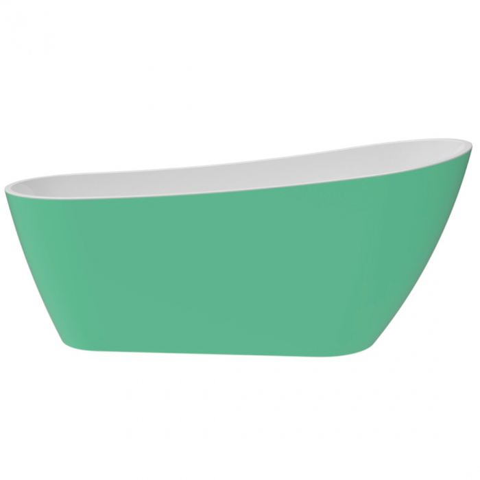 Изображение товара Ванна отдельностоящая акриловая Delice Riviera DLR440103G, 170 х 74 см, зеленый матовый