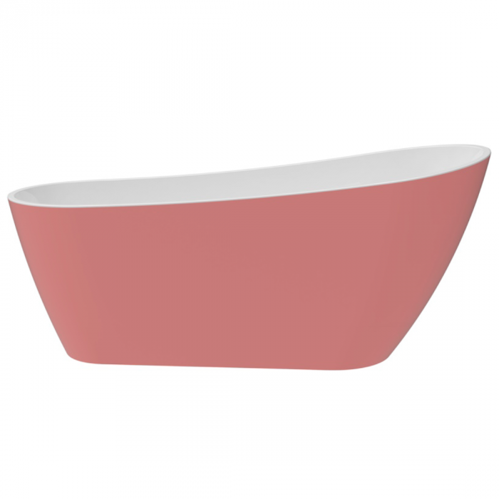 Изображение товара Ванна отдельностоящая акриловая Delice Riviera DLR440103P, 170 х 74 см, розовый матовый