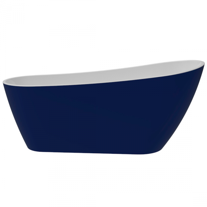 Изображение товара Ванна отдельностоящая акриловая Delice Riviera DLR440103Bu, 170 х 74 см, синий матовый