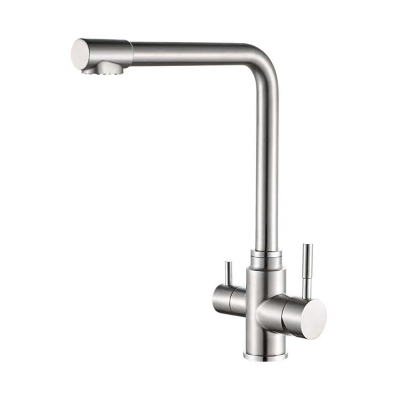 Изображение товара Смеситель Orange Boni M15-008ni для кухонной мойки, с функцией подачи питьевой воды, цвет никель