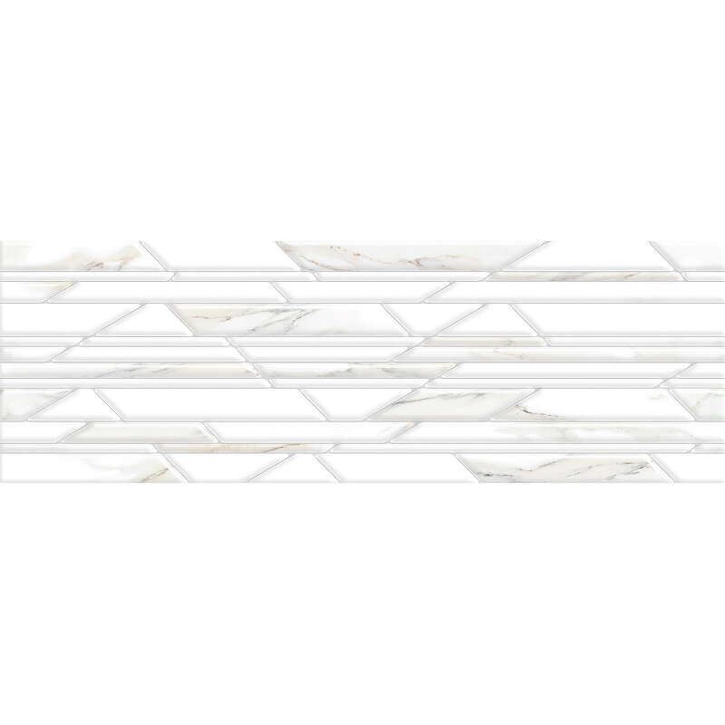 Изображение товара Керамическая плитка Alma Ceramica Nativa TWA11NAT014 20x60 см белая глянцевая