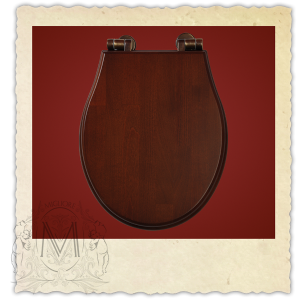 Изображение товара Крышка-сиденье Migliore Impero 20826 с мягким закрытием и хром креплениями