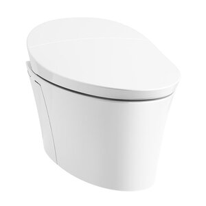 Изображение товара Электронный подвесной унитаз Jacob Delafon Veil, 76395D-1-NA, безободковый, сиденье микролифт, клавиша смыва, с пультом, белый