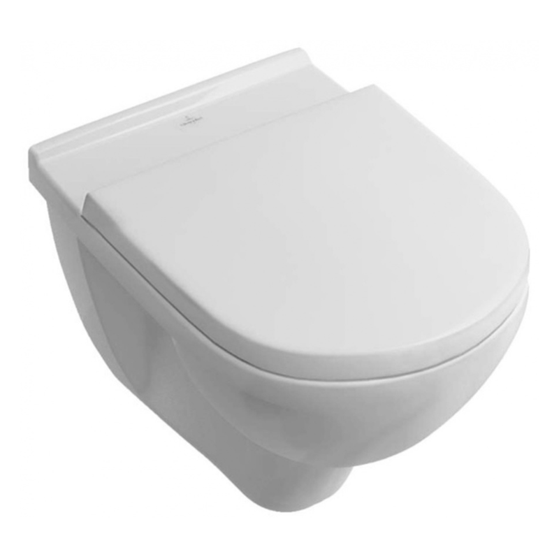 Изображение товара Унитаз подвесной Villeroy&Boch O.novo 5660H101 с крышкой микролифт Изображение товара Унитаз подвесной Villeroy&Boch O.novo 5660H101 с крышкой микролифт