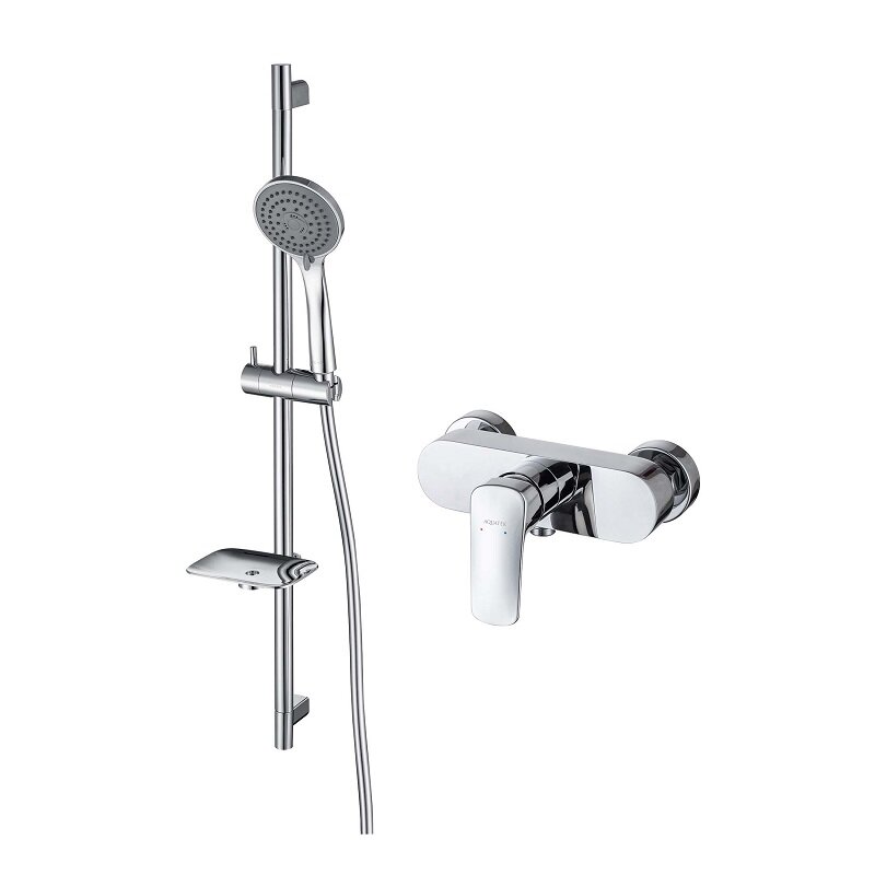 Изображение товара Смеситель Aquatek Вега AQ1032CR, с душевым гарнитуром, цвет хром