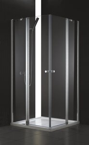 Изображение товара Душевой уголок Cezares Elena ELENA-W-A-22-90-C-Cr, 90 х 90 см, стекло прозрачное, профиль хром