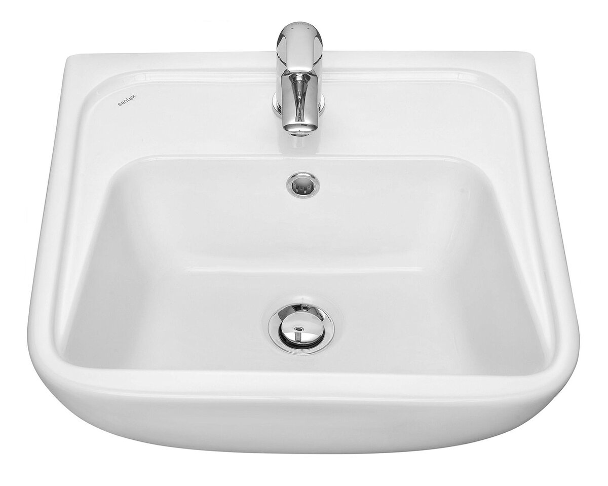 Изображение товара Раковина Santek Лонги 1.WH50.1.756 60 см фарфор подвесная белая