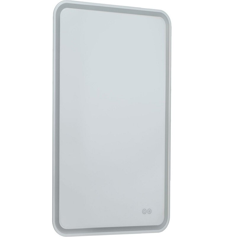 Изображение товара Зеркало Aquanet Ирис 50x80 с подсветкой и подогревом белое