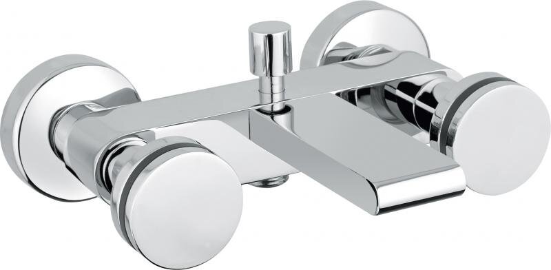Изображение товара Смеситель Cezares Flat V-01 для ванны двухвентильный хром Италия