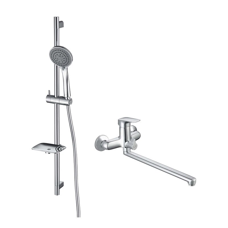 Изображение товара Смеситель Aquatek Вега AQ1033CR с душевым гарнитуром хром