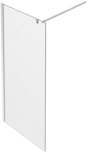 Изображение товара Душевая стенка Jacob Delafon Contra Mix N'Match, E22W90S2-NF, 90 см, Walk In, стекло с текстильным тиснением, без профиля