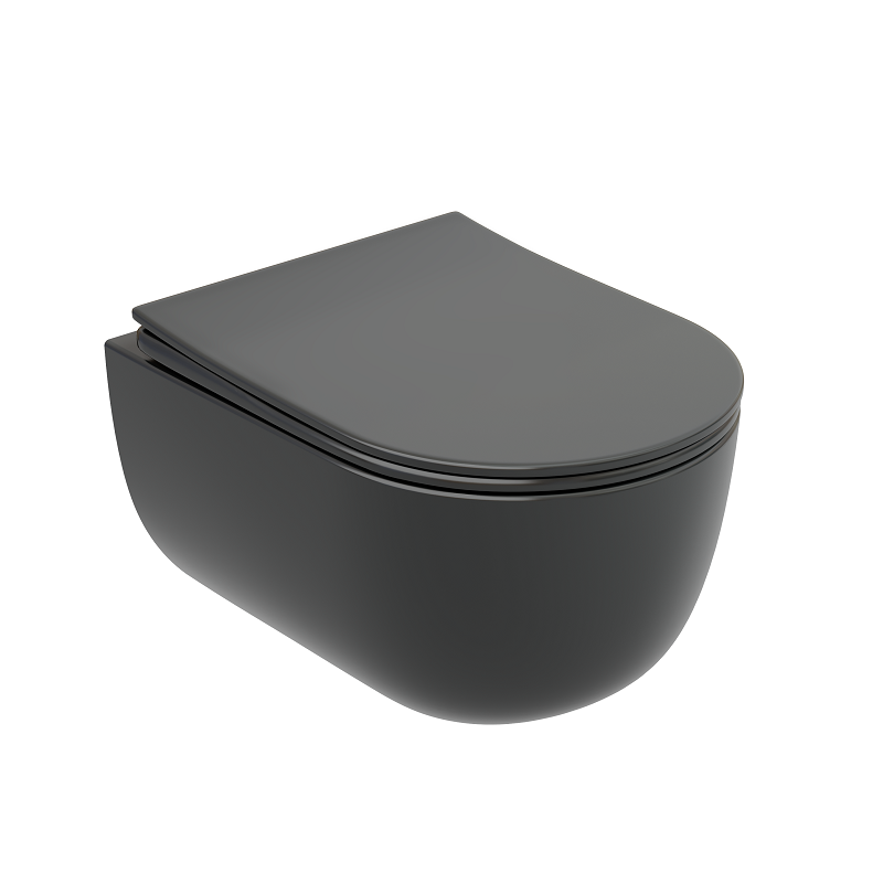 Изображение товара Ceramica Nova Modena CN6063MDH - подвесной безободковый унитаз, темный антрацит матовый Изображение товара Ceramica Nova Modena CN6063MDH - подвесной безободковый унитаз, темный антрацит матовый