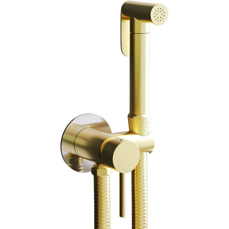 Изображение товара RGW Shower Panels 211-Gb - гигиенический душ, золото, 120 см шланг