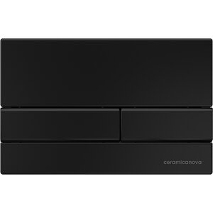 Изображение товара Клавиша смыва Ceramica Nova Flat CN002B механическая черный матовый