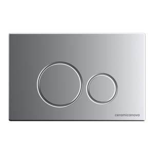 Изображение товара Клавиша смыва Ceramica Nova Round, CN001M, механическая, хром матовый