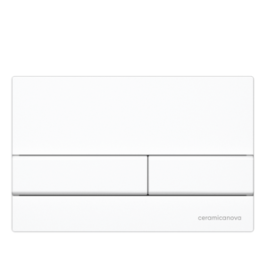 Изображение товара Клавиша смыва Ceramica Nova Flat, CN002W, механическая, цвет белый