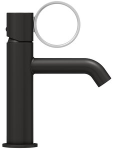 Изображение товара Смеситель для раковины Jacob Delafon Vivienne Signature, E38682-LB1-BL, черный матовый/хром