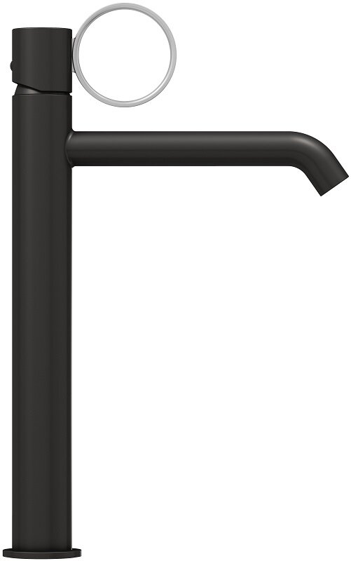 Изображение товара Смеситель для раковины Jacob Delafon Vivienne Signature, E38683-LB1-BL, черный матовый/хром