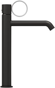 Изображение товара Смеситель для раковины Jacob Delafon Vivienne Signature черный матовый хром высокая модель