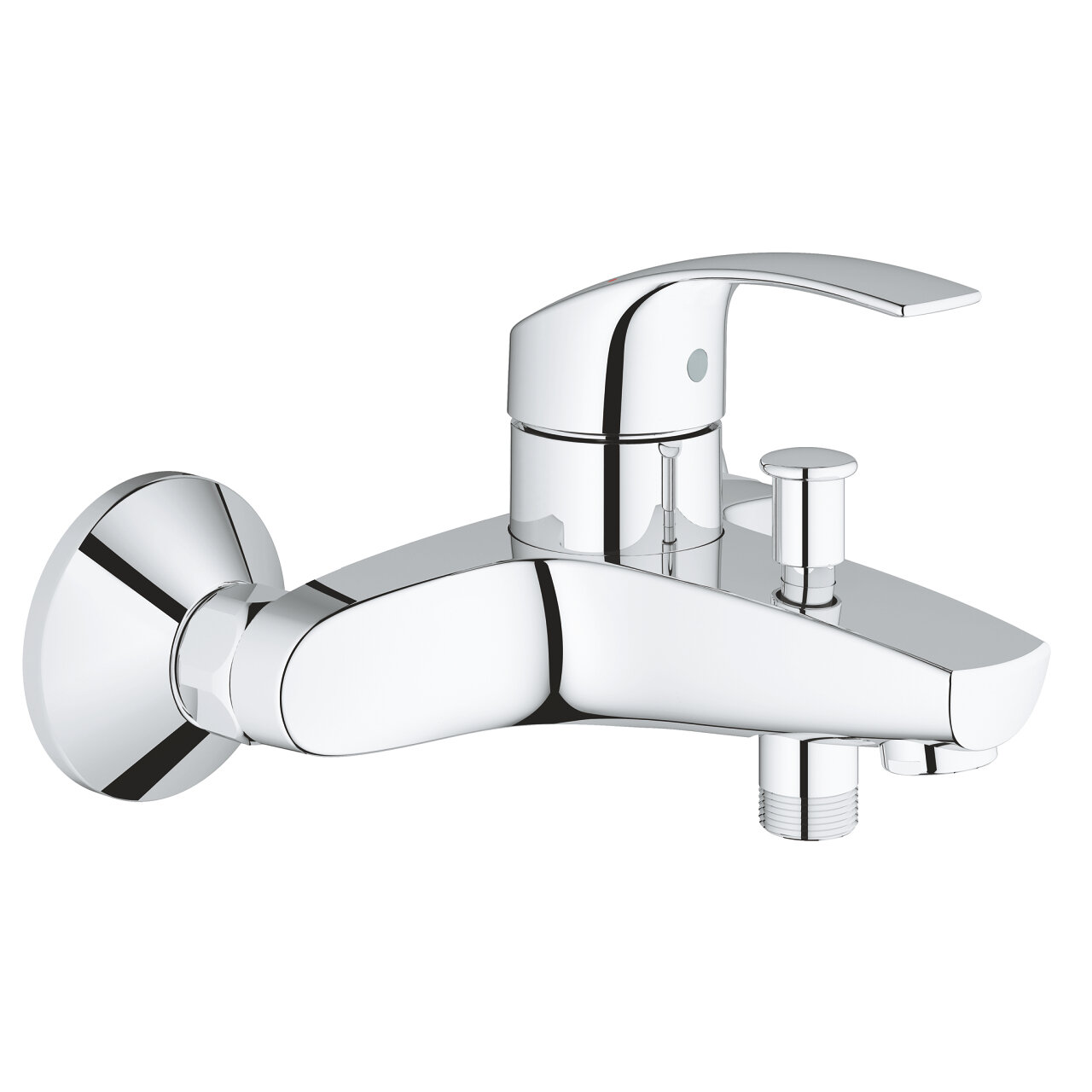 Изображение товара Смеситель для ванны и душа Grohe Eurosmart New, 33300002, хром Изображение товара Смеситель для ванны и душа Grohe Eurosmart New, 33300002, хром