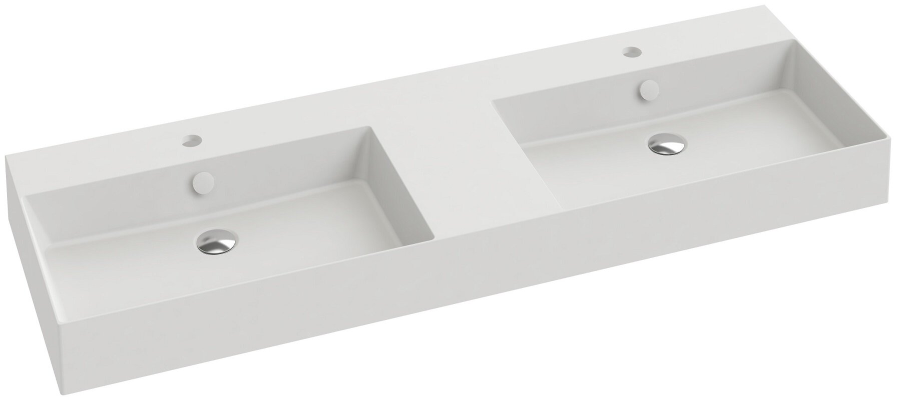Изображение товара Раковина Jacob Delafon Vivienne, EXX112-BCM, 140 см, двойная, белая матовая