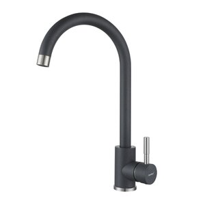 Изображение товара Смеситель GranFest Quarz Z-5410 темно-серый для кухонной мойки, цвет темно-серый