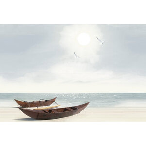 Изображение товара Панно Alma Ceramica Ailand PWA11ALD1, 40 x 60 см, цвет голубой, коричневый