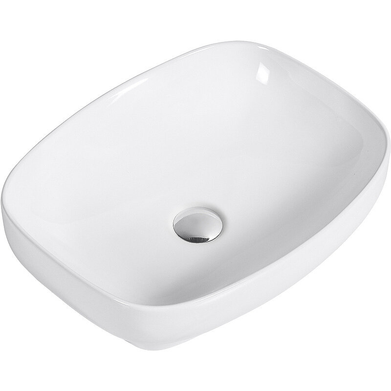Изображение товара Раковина beWash BK5038CT000, 50 см, накладная, белый Изображение товара Раковина beWash BK5038CT000, 50 см, накладная, белый