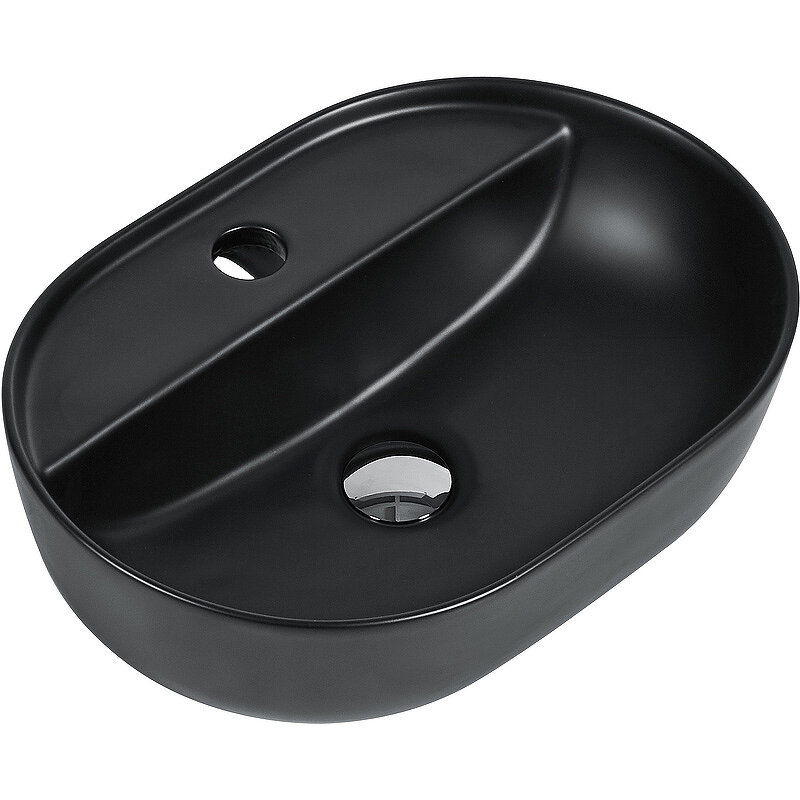 Изображение товара Раковина beWash Lusso BK4330CT141, 43 см, накладная, черная матовая