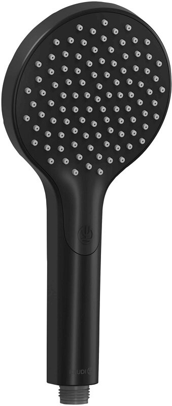 Изображение товара Душевая лейка Kludi Dive Х 1S черный матовый 1 режим струи монтаж G 1/2