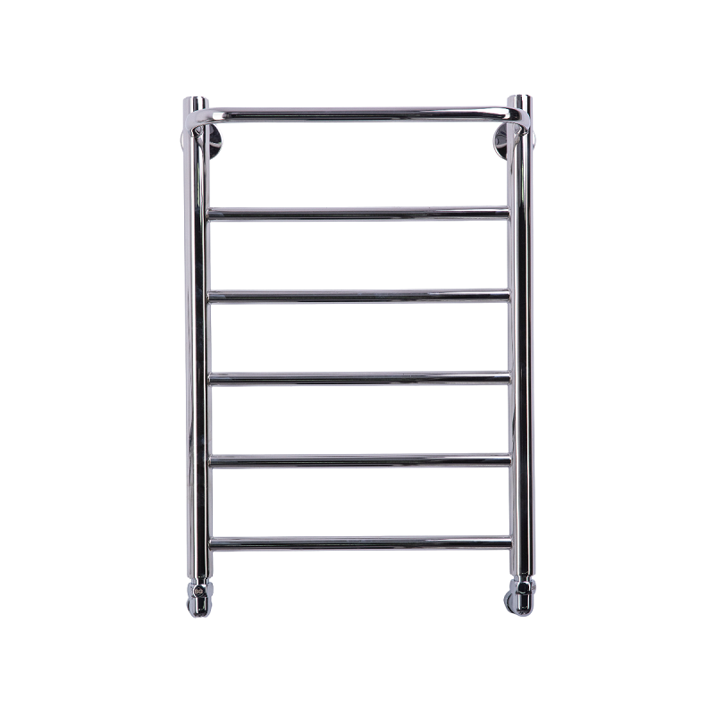 Изображение товара Полотенцесушитель водяной Comfysan Capri W-6 60/40 с полкой, 012700, ширина 40 см, высота 60 см, универсальное подключение, хром