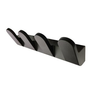 Изображение товара Планка Altasan Лотос ЛТ20ЧМ на четыре крючка, цвет черный матовый