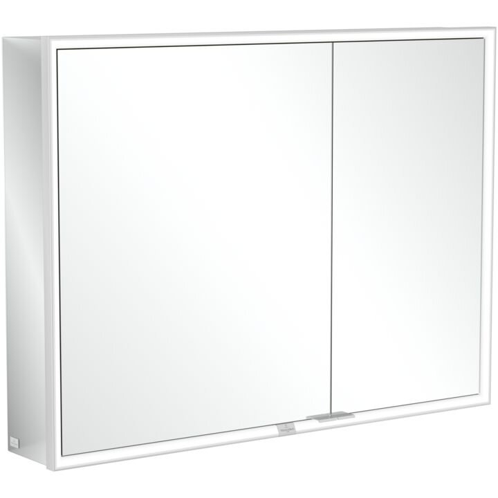 Изображение товара Зеркальный шкаф Villeroy&Boch My View Now A4551000, 100 см, светодиодная подсветка, 2 розетки Изображение товара Зеркальный шкаф Villeroy&Boch My View Now A4551000, 100 см, светодиодная подсветка, 2 розетки