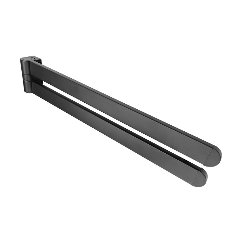 Изображение товара Полотенцедержатель настенный Altasan Лотос ЛТ61ЧМ, черн. мат., 40 см