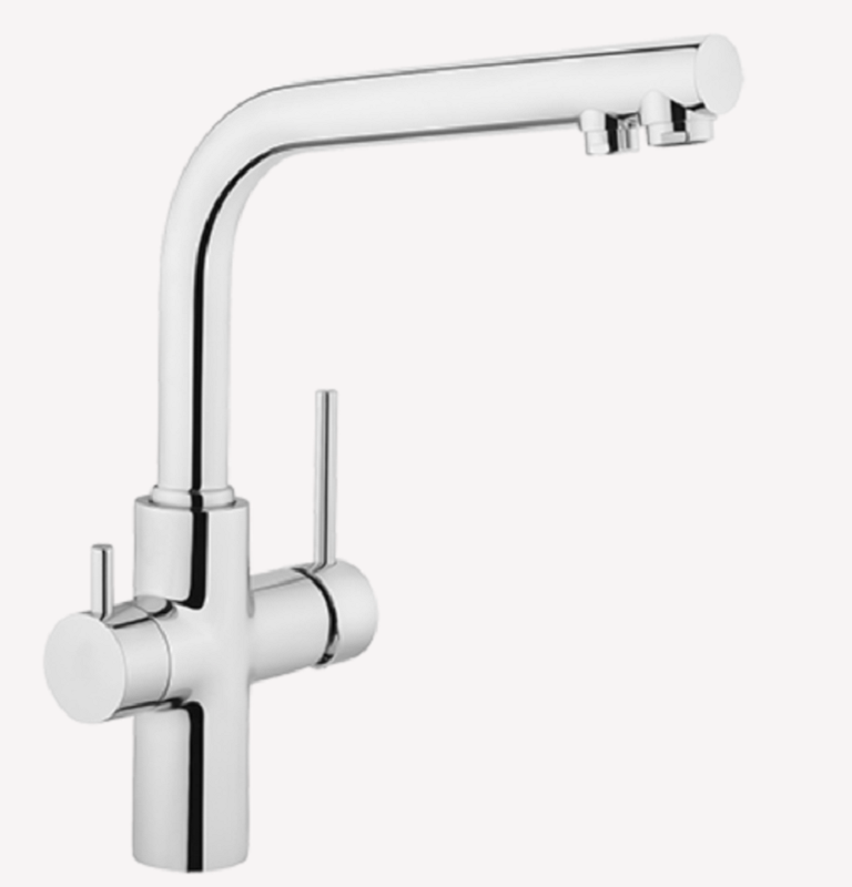 Изображение товара Смеситель Vitra Split A42144EXP для кухонной мойки с хромированным покрытием