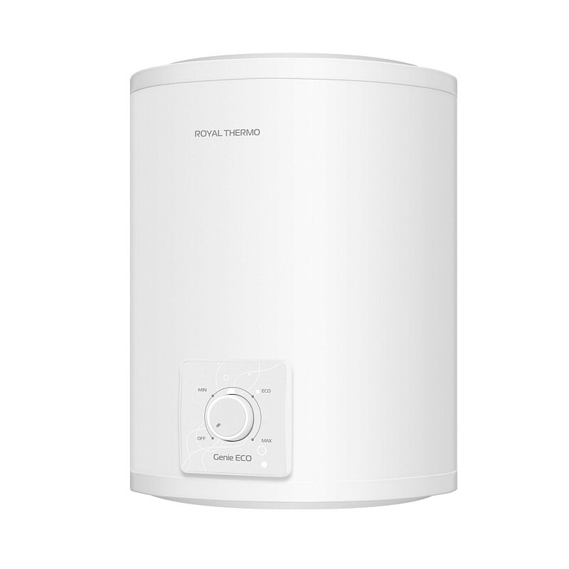 Изображение товара Водонагреватель накопительный Royal Thermo RWH 15 Genie ECO U НС-1605943, 15 л, 1,5 кВт, однофазный, верхнее подключение, белый