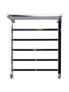 Изображение товара Полотенцесушитель водяной Comfysan Marte-K W-5 60/50 с полкой, 012526, ширина 50 см, высота 60 см, универсальное подключение, хром