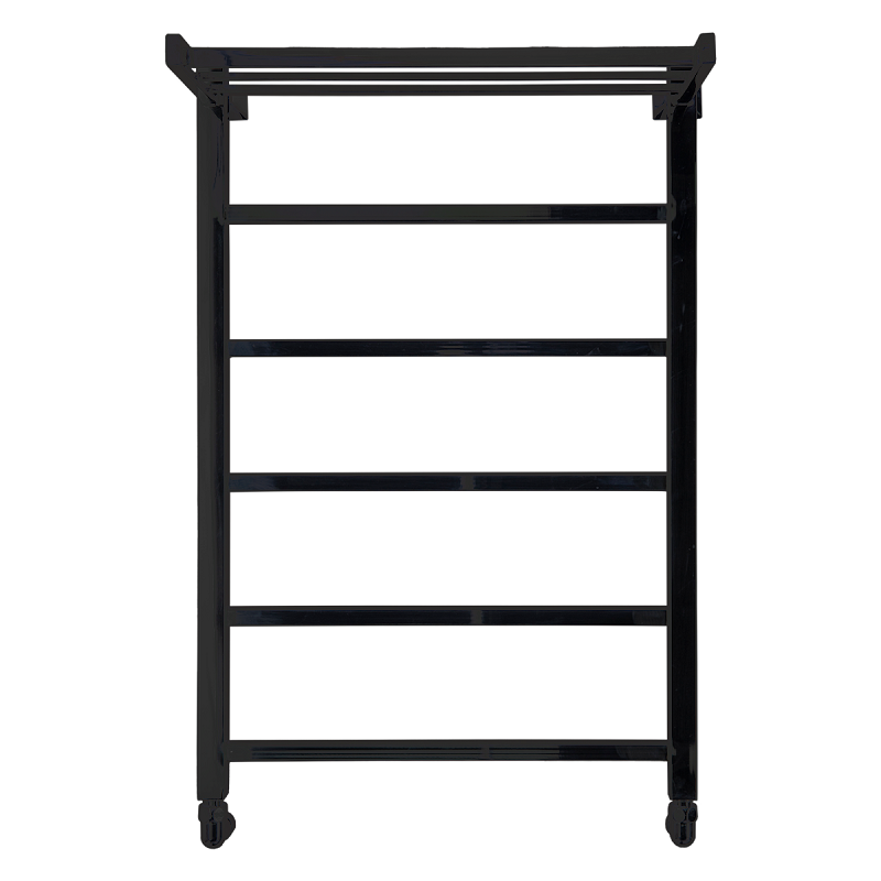 Изображение товара Полотенцесушитель водяной Comfysan Marte-K W-6 80/50 с полкой черный матовый