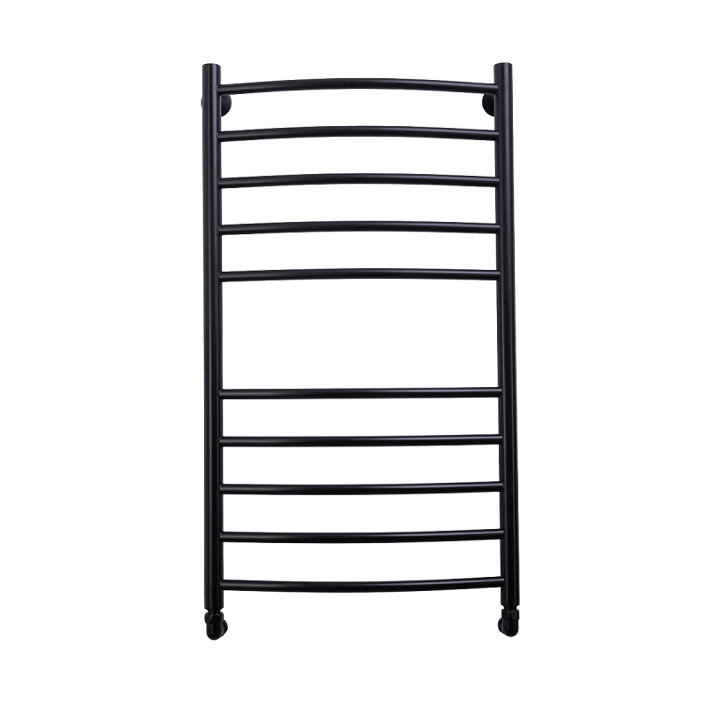 Изображение товара Полотенцесушитель водяной Comfysan Noumi W-10 100/40, 013929, ширина 40 см, высота 100 см, универсальное подключение, черный матовый