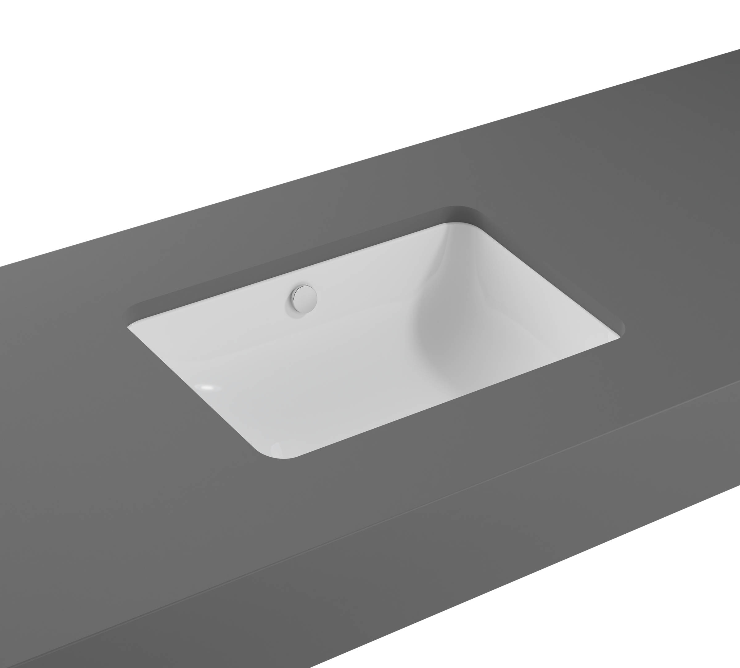 Изображение товара Встраиваемая раковина Vitra S20 7475B003-0618 48 см белая с переливом