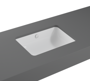 Изображение товара Встраиваемая раковина Vitra S20 7475B003-0618 48 см белая с переливом